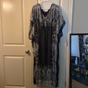 Black and white dress